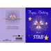 FRACTALIZATION GREETING CARD Birthday Star